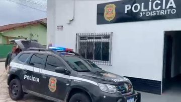 De sete pessoas envolvidas no crime, três foram presas por envolvimento no crime Trio preso em Itanhaém - Divulgação Polícia Civil