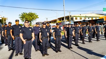Prefeitura de Bertioga destaca a realização de forças-tarefas para a queda nos números Pesquisa aponta redução no número de furtos e roubos em Bertioga Agentes da GCM de Bertioga - Prefeitura de Bertioga