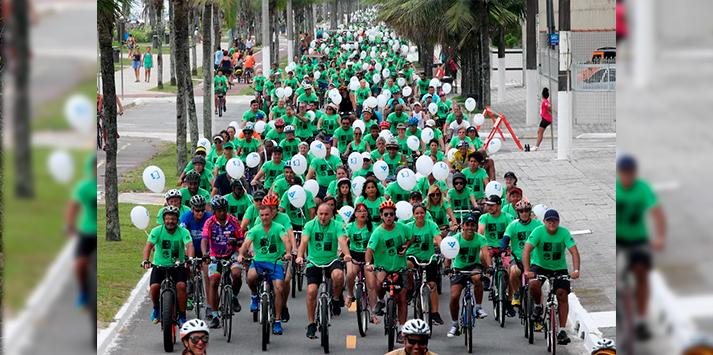 Semana dos ciclistas deve reunir mais de um milhão de pessoas na baixada santista e litoral sul Semana dos ciclistas - Divulgação