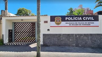 Polícia Civil tomou conhecimento da situação após denuncia feita pela tia da vítima Delegacia de Polícia de Itanhaém Delegacia de Polícia de Defesa da mulher de Itanhaém - Reprodução/DEINTER-6