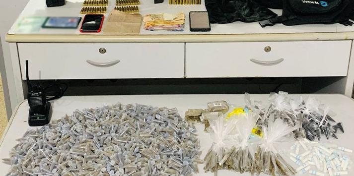 Apreenção de drogas Criminalidade em Guarujá - Foto: Dp. Guilherme Derrite