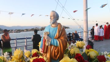 De acordo com a tradição católica, São Pedro é o padroeiro dos pescadores Bertioga terá programação especial para celebrar São Pedro Imagem de São Pedro - Divulgação/Prefeitura de Bertioga