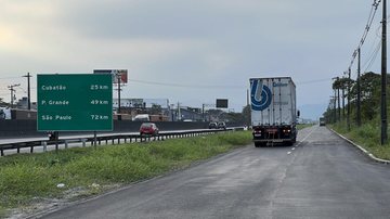 Investimento foi de mais de R$ 9,5 milhões só em Guarujá, em nova fase do programa estadual ‘Novas Estradas Vicinais’, do Departamento de Estradas de Rodagem (DER), do Governo do Estado Obras na Marginal da Rodovia estão em fase final - Foto: PMG