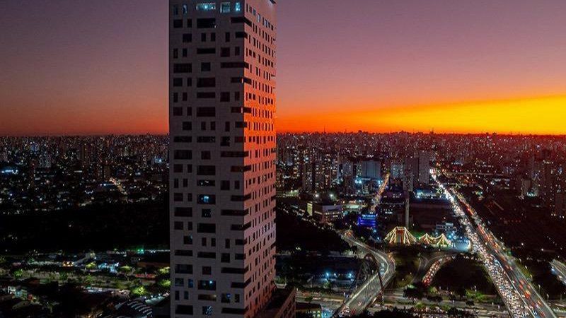 Nova matriz ocupa meio andar do edifício comercial mais alto da capital paulista. - Reprodução/Construtora Porte
