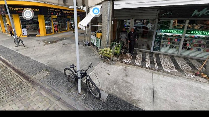 Bicicleta foi furtada de um poste próximo à Galeria Othon Feliciano Santos: populares perseguem e agridem suspeito de furto de bicicleta no Gonzaga Rua Marcílio Dias, em Santos, próximo à Galeria Othon Feliciano - Imagem ilustrativa/Google