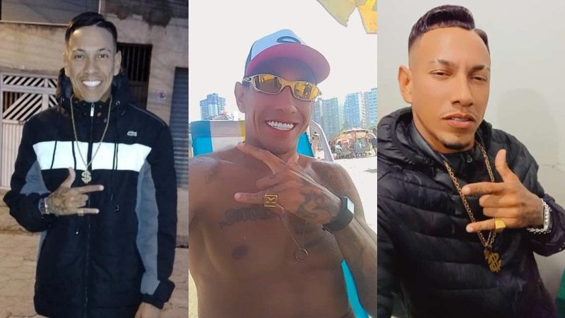 Supostamente com uma mochila repleta de drogas, funkeiro foi preso em flagrante no último dia 11. Defesa contesta legalidade da prisão Capa - Prisão de funkeiro no litoral de SP foi forjada por policiais, alega defesa Montagem com três fotos de homem sorri - Imagem: Acervo Pessoal / Marcelo Ferreira