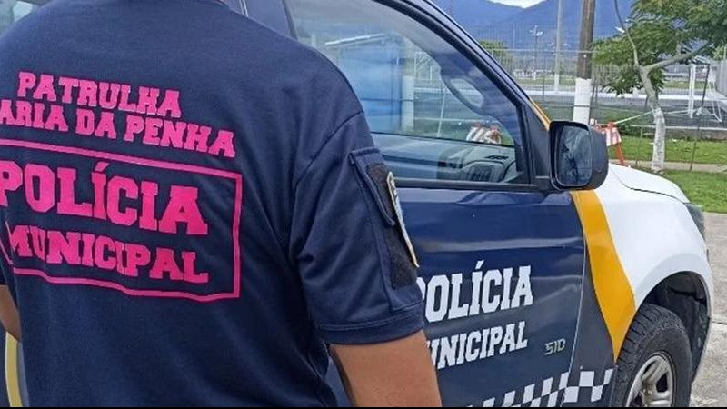 Polícia Municipal de São Sebastião Agressão em São Sebastião - Reprodução PMSS