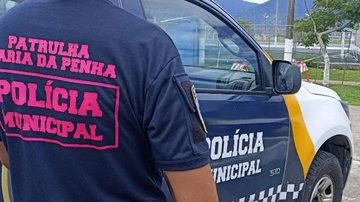 Polícia Municipal de São Sebastião Agressão em São Sebastião - Reprodução PMSS