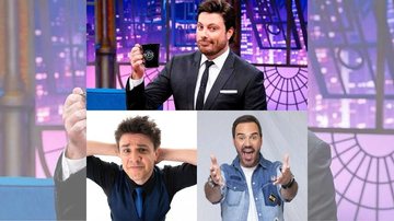 Danilo Gentili, Oscar Filho e Diogo Portugal levam a praia grande o Stand Up Raiz Danilo Gentili, Oscar Filho e Diogo Portugal se apresentam em Praia Grande na sexta (18) Danilo Gentili, Oscar Filho e Diogo Portugal - Reprodução/Palácio das Artes de Praia Grande