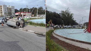 Veiculo foi apreendido e encaminhado ao pátio municipal Acidente de trânsito - Divulgação