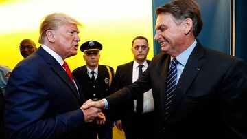 Jair Bolsonaro e Donald Trump na ONU - Alan Santos/PR