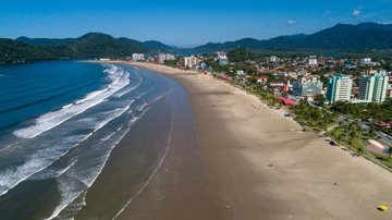 Praia da Enseada, no Centro - Diego Bachiéga/PMB