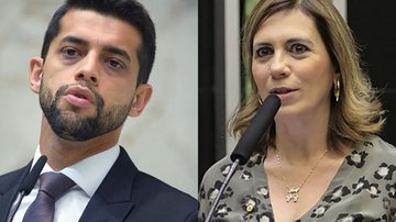 Deputado Estadual Caio França e a Deputada Federal Rosana Valle - Alesp e PSB