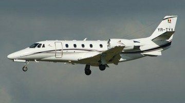O bimotor Cessna Citation 560 XLS+, modelo do avião que transportava o ex-governador Eduardo Campos - Wikimedia Commons