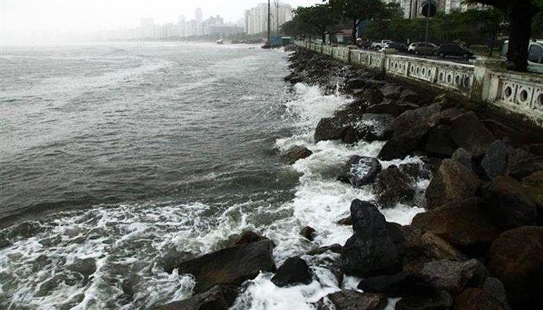 Ponta da Praia, em Santos - Francisco Arrais/PMS
