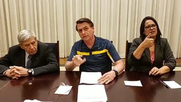 Presidente Jair Bolsonaro e general Augusto Heleno