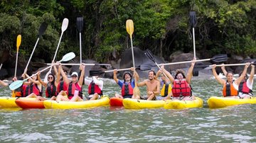 Passeios de caiaque já são realizados pelo Coletivo Neos por praias e ilhas do extremo norte de Ubatuba - Reginaldo Pupo
