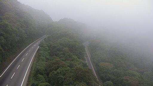 Trecho de serra da via Anchieta - Divulgação/Ecovias