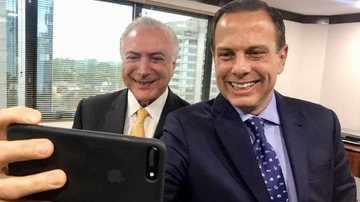 João Doria e Michel Temer - Divulgação