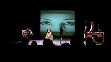 Cena da peça teatral Pagu, Anjo Incorruptível - Núcleo Toada/PMG