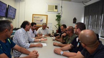 Reunião do prefeito de Ilhabela com o diretor de operações da Dersa nesta seta-feira - Divulgação/PI