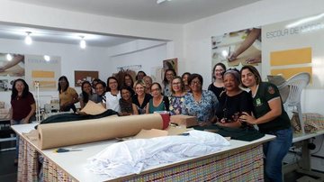 Ateliê do Projeto Costurando o Futuro - Divulgação/Fussesp