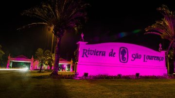 Riviera de São Lourenço com iluminação especial na luta contra o câncer de mama - Divulgação/RSL