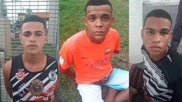 Bandidos com idades entre 18 e 19 anos foram presos no domingo, 12 - Divulgação
