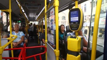 Transporte público da região será reduzido durante lockdown Õnibus Santos - Transporte público no lockdown - Raimundo Rosa/PMS