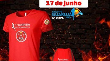 A prova dos bombeiros abre o 6º Circuito 10 Km do Guarujá - Divulgação/PMG