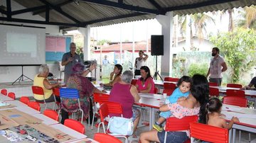 Secretário Luiz Alcino de Carvalho na Leitura Comunitária do Plano Diretor no Indaiá - JCN