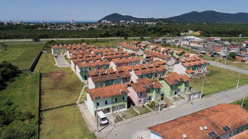 Moradias concluirão o conjunto habitacional Vicente de Carvalho II - Renato Inácio/PMB