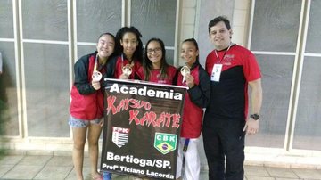 A competição rendeu três ouros e um bronze para as atletas Catarina, Ana Luísa, Amanda e Maria Eduarda. - Arquivo Pessoal