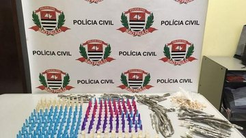 Policiais Civis apreenderam mais de 150 kg de drogas, entre cocaína e maconha - Divulgação/Polícia Civil