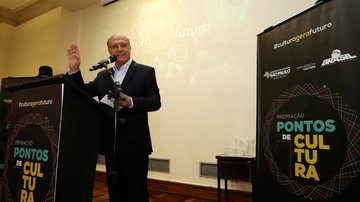 Alckmin na cerimônia de lançamento de edital do programa Pontos de Cultura - Divulgação/Governo do Estado de SP