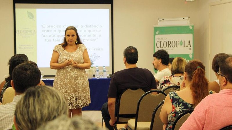 O encontro reuniu gestores da educação para discutir ações do Programa Clorofila - JCN