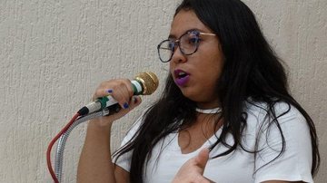 Jovem vereadora Aghatta solicitou informações sobre obras em um ginásio e sobre a coleta seletiva no bairro Travessão - Divulgação