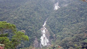 Cachoeira no Parque Estadual da Restinga de Bertioga - Marcos Pertinhes /PMB