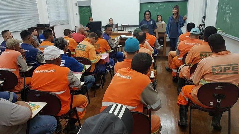 Cerca de 40 operários foram vacinados na terça-feira, 30 - Divulgação