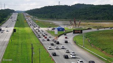 Interligação Planalto, na rodovia dos Imigrantes - Reprodução/DER