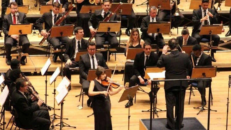 Banda Sinfônica de Cubatão em apresentação na Sala São Paulo - Divulgação PMC