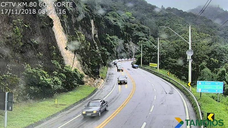 Rodovia dos Tamoios nesta manhã de sábado - Divulgação/CT