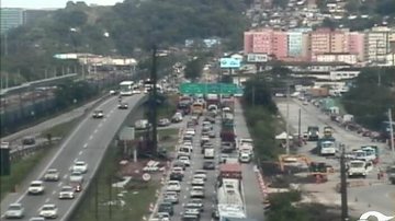 Via Anchieta na chegada a Santos - Divulgação/Ecovias