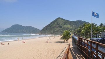Clima ficará instável nas praias do litoral paulista durante o feriado - Divulgação/PMG