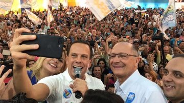 Doria e Alckmin em São Bernardo do Campo - Divulgação/PSDB