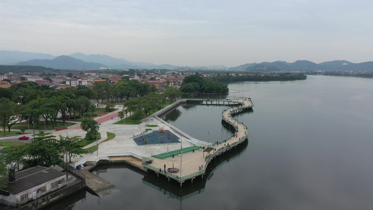 Pier do Jardim Casqueiro - Reprodução / CN