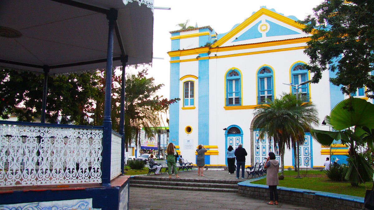 Coreto e igreja Matriz - Reginaldo Pupo
