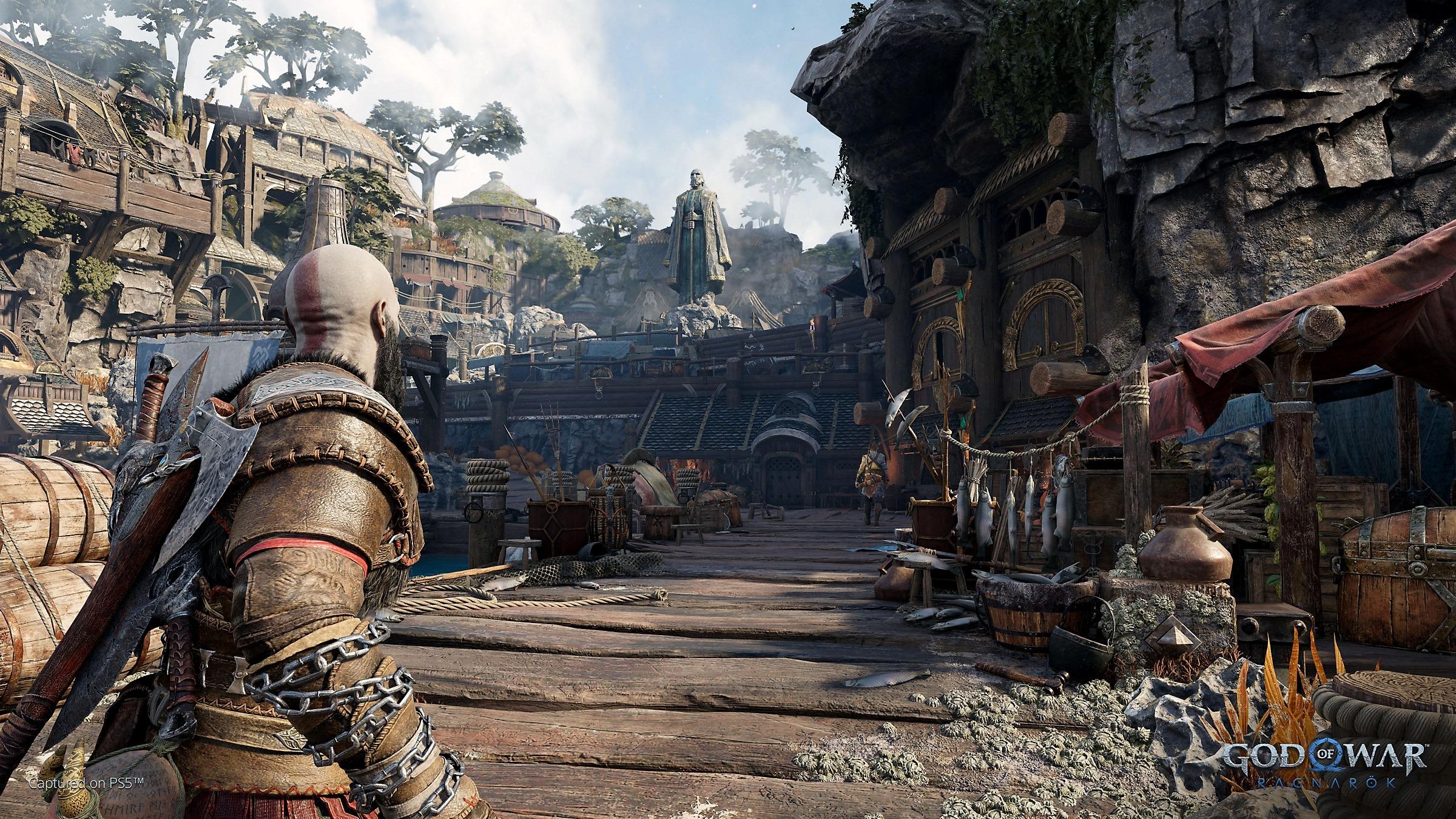 Compare God of War Ragnarok rodando no PS4, PS4 Pro e PS5