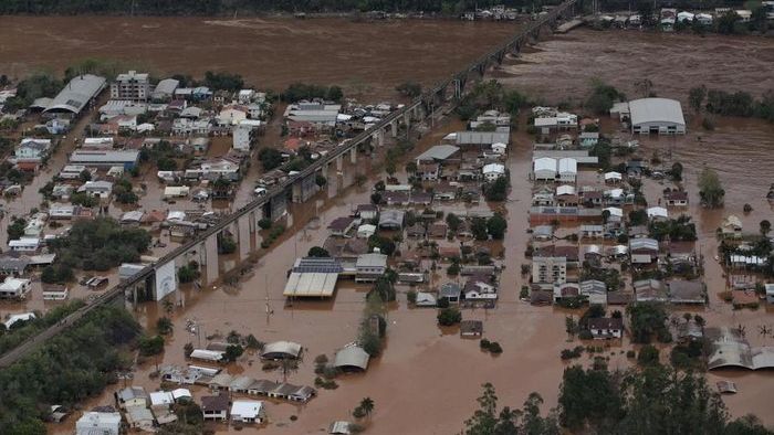 Enchente no Rio Grande do Sul