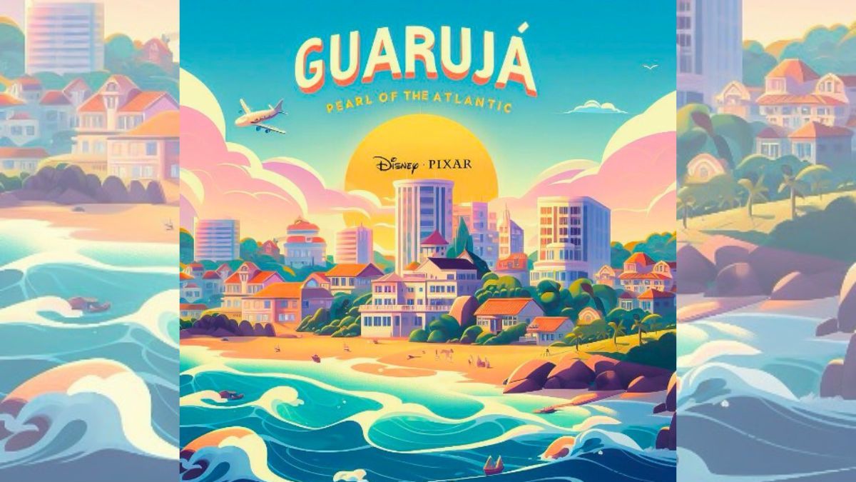 Guarujá tipo filme da Disney